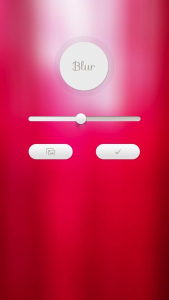 誰でも簡単にセンスいいのオリジナルのios7風壁紙を作成できるアプリ Blur 来るべき日までにいっぱいストックしておこう